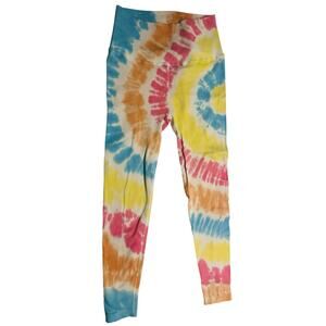 Spiritual Gangster x Grateful Dead Womens XS/Small Tie Dye Leggings Yoga workout